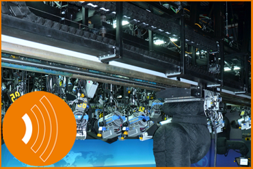 Geräuschoptimierte leise Energieketten